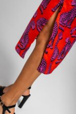 Aμάνικο μίντι πουκάμισο με πάνθηρες- Pink Panther - Image 3