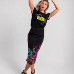 Φούστα με φερμουάρ στην πλάτη- Veneno