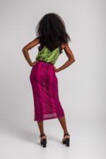 Eφαρμοστή φούστα από τούλι με τύπωμα - Snake - Image 4