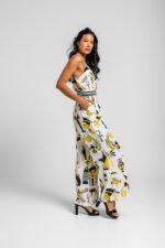 Oλόσωμη φόρμα με φαρδιές τιράντες-La Faraona - Image 5