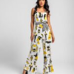 Oλόσωμη φόρμα με φαρδιές τιράντες-La Faraona