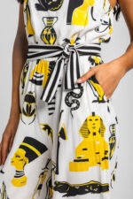 Oλόσωμη φόρμα με φαρδιές τιράντες-La Faraona - Image 3