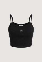 Κοντό τοπ από βαμβακερό καμί με ριμπ ύφανση - Image 8