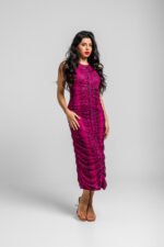 Μακρύ ντραπέ φόρεμα - Snake