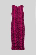 Μακρύ ντραπέ φόρεμα - Snake - Image 2