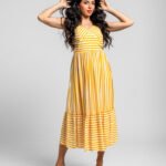 Mίντι φόρεμα με μπούστο- Oh Sole mio