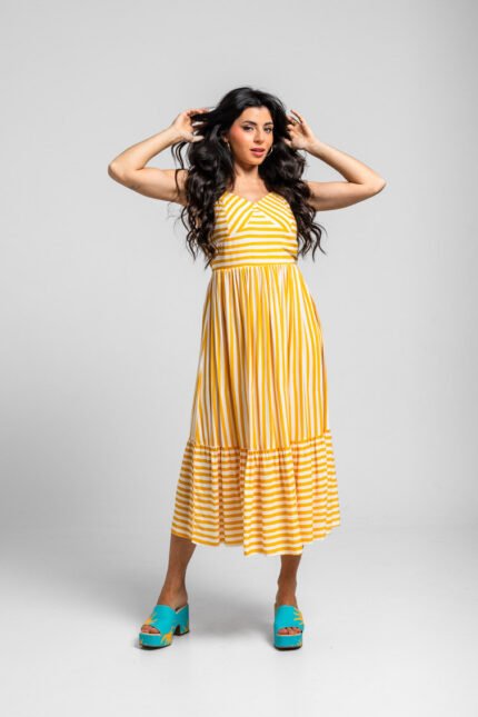 Mίντι φόρεμα με μπούστο- Oh Sole mio