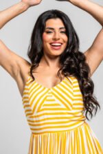 Mίντι φόρεμα με μπούστο- Oh Sole mio - Image 3