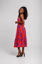 Μίντι φόρεμα με μπουστάκι - Image 7