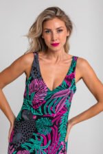 Φόρεμα midi με φερμουάρ - Nocturna - Image 6