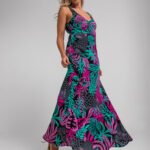 Φόρεμα midi με φερμουάρ - Nocturna