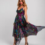 Μακρύ φόρεμα χωρίς τιράντες από τούλι- Veneno