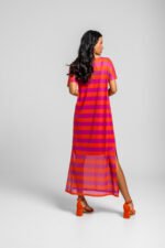 Ριγέ φόρεμα από τούλι - Dolce Far Niente - Image 3