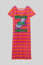 Ριγέ φόρεμα από τούλι - Dolce Far Niente - Image 2