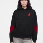 OVERSIZED BIG APPLE LOGO HOODIE
