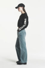 CROPPED STRIPED SWEATSHIRT - Εικόνα 4