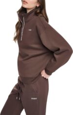 METALLIC BUBBLE 1/4 ZIP PULLOVER - Image 5