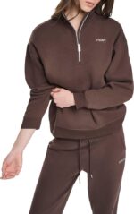 METALLIC BUBBLE 1/4 ZIP PULLOVER - Image 7