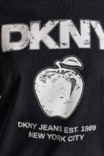 DKNY BIG APPLE RHINESTONE LOGO TEE - Εικόνα 6