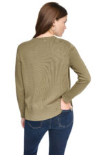 CAMO RHINESTONE LOGO SWEATER - Εικόνα 4