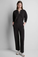 HIGH-RISE RIB TRACK PANTS - Image 5