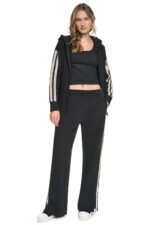 HIGH-RISE STRAIGHT LEG TRACK PANT