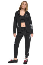 MID-RISE GRAFFITI RHINESTONE LOGO JOGGER - Εικόνα 6