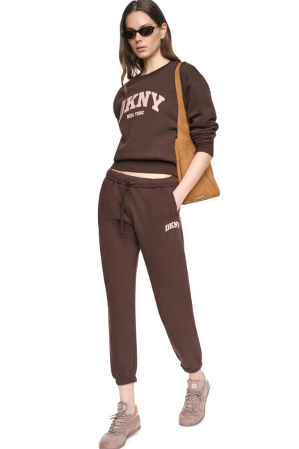 PUFF VARSITY LOGO MID-RISE JOGGER