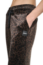 VELOUR ANIMAL PRINT MID-RISE PANT - Εικόνα 9