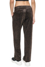 VELOUR ANIMAL PRINT MID-RISE PANT - Εικόνα 4