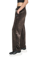 VELOUR ANIMAL PRINT MID-RISE PANT - Εικόνα 6