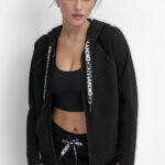 TWO-TONE LOGO DRAWSTRING HOODIE