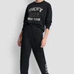 DKNY 1989 RHINESTUD LOGO JOGGER