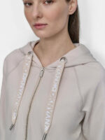 TWO-TONE LOGO DRAWSTRING HOODIE - Image 8