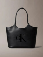 Τσάντα Laptop Tote Με Signature Monogram Σχέδιο