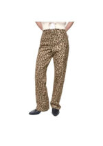 HIGH-RISE LEOPARD  WIDE LEG - Εικόνα 5