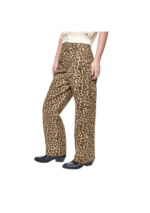 HIGH-RISE LEOPARD  WIDE LEG - Εικόνα 6