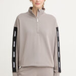 LOGO QUARTER-ZIP SWEATSHIRT