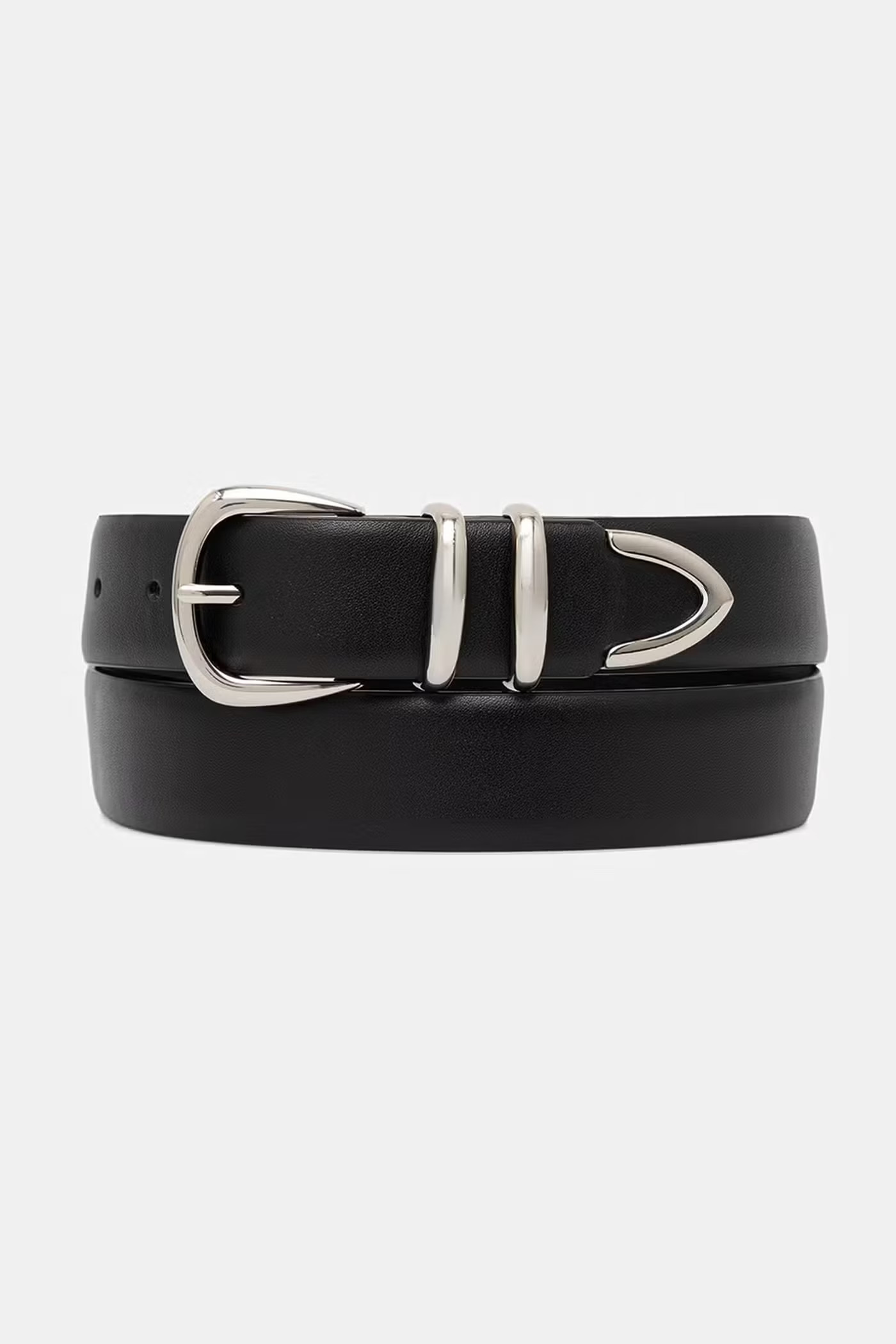 AW26-PADZZG-99X_F1 BUCKLE LEATHER BELT - Εικόνα 1