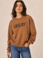 Leopard Logo Sweatshirt