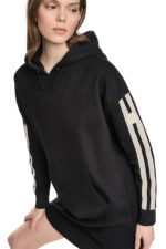 STRIPED MINI HOODIE DRESS - Εικόνα 6