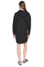 STRIPED MINI HOODIE DRESS - Εικόνα 4