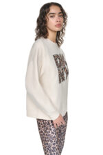 ANIMAL PRINT LOGO SWEATSHIRT - Εικόνα 4
