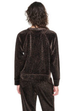 VELOUR ANIMAL PRINT PULLOVER - Εικόνα 4