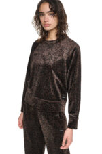 VELOUR ANIMAL PRINT PULLOVER - Εικόνα 3