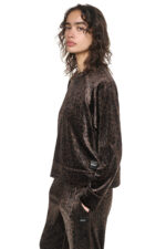 VELOUR ANIMAL PRINT PULLOVER - Εικόνα 5