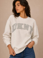 Rhinestone Logo Sweatshirt Black - Εικόνα 7