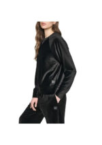 Logo rib velour blouse - Image 3