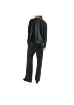 Logo rib velour blouse - Image 5