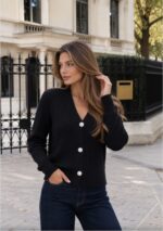 Ζακέτα με κουμπιά κόσμημα - Εικόνα 3